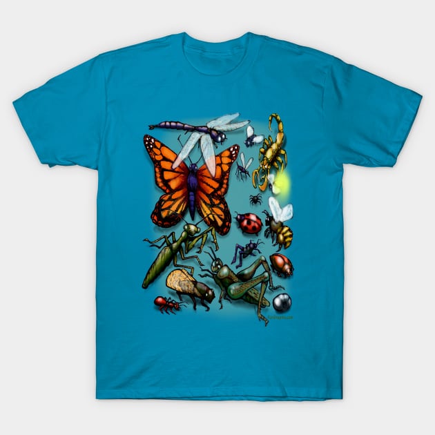 Bugs T-Shirt by Kevin Middleton